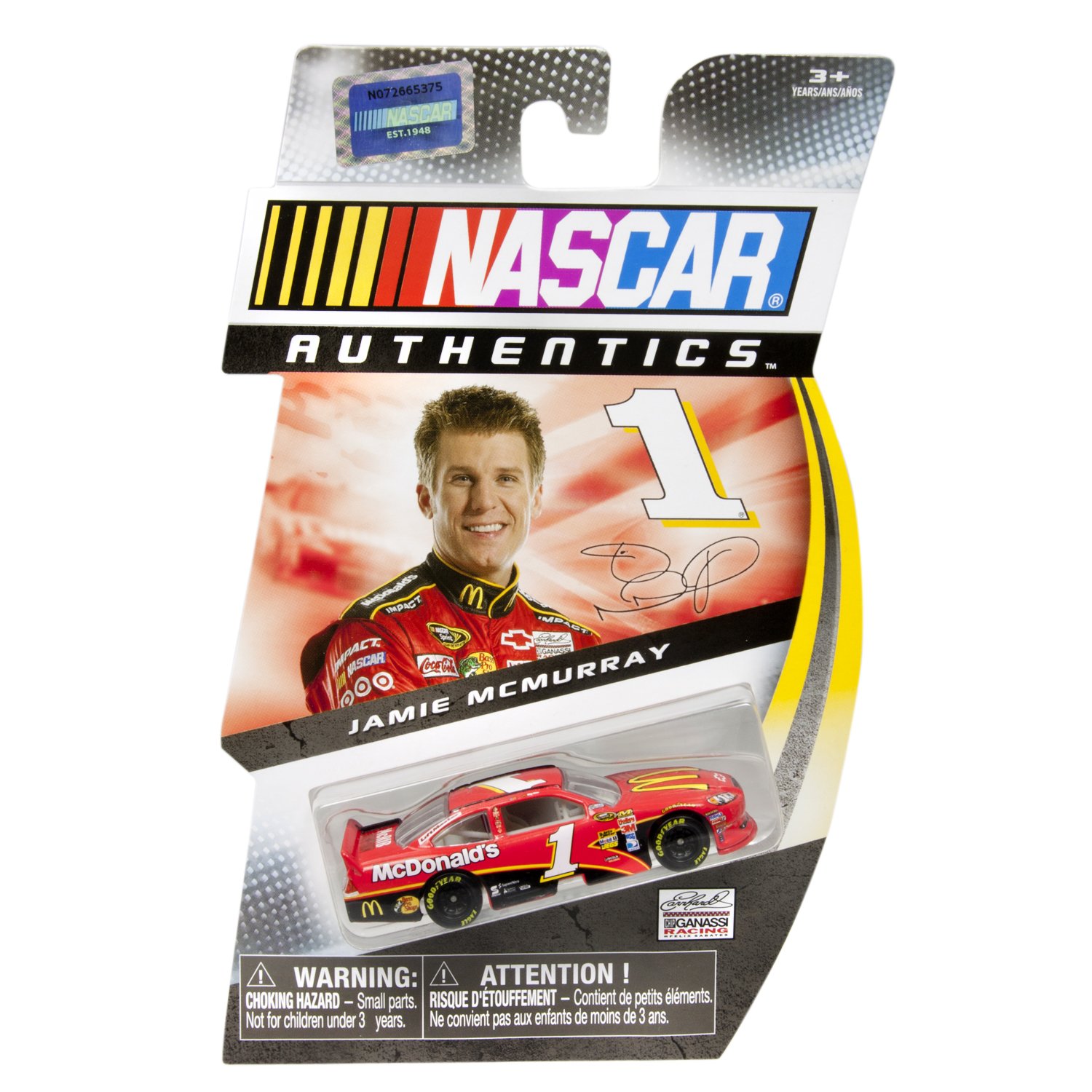 NASCAR - 1:64th Collector Car - #1 McDonald's Chevy (Jamie